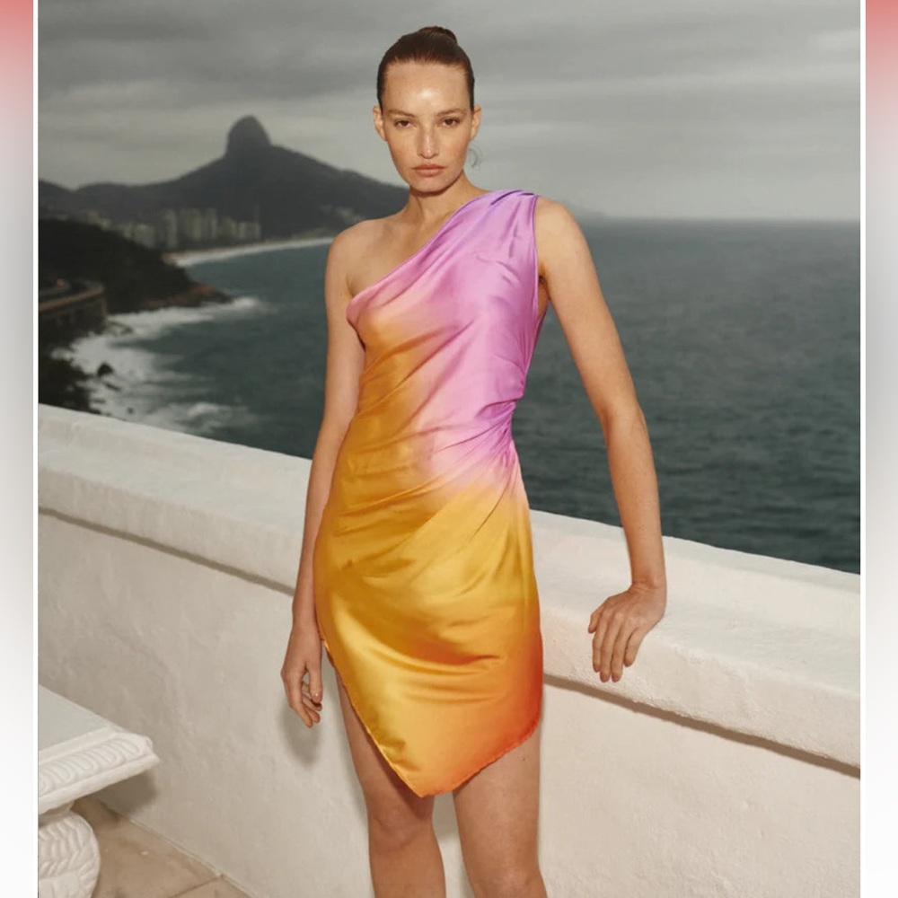 NWT Baobab La Danza Celia One-Shoulder Minidress